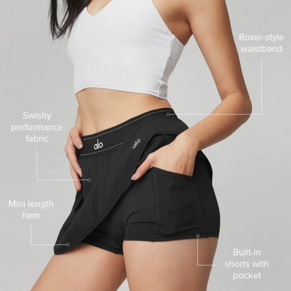 ALO MATCH POINT TENNIS SKIRT Size US xs - Picture 3 of 7